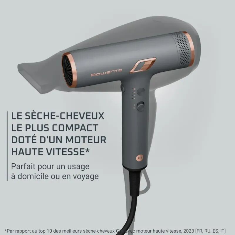 SECHE CHEVEUX MAESTRIA NANO ULTIMATE EXPERIENCE 266km/h GRIS HY8120F0 ROWENTA thumbnail 3