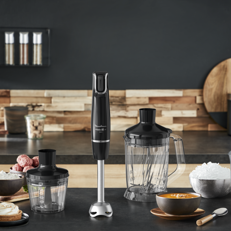 MIXEUR PLONGEANT INFINY FORCE PRO 1200W NOIR DD94L810 MOULINEX thumbnail 3