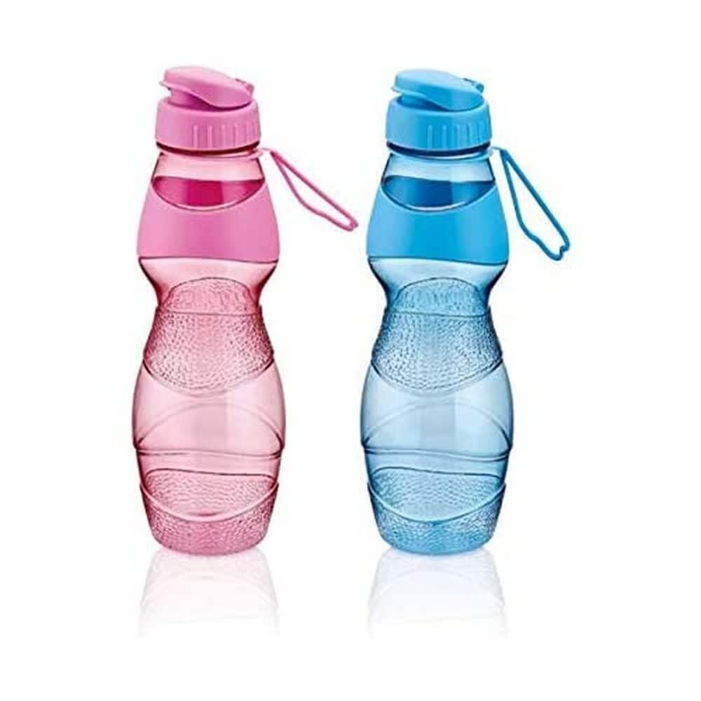 Bouteille d'eau de sport isotherme en plastique sans BPA -500ml ( couleur aléatoire )