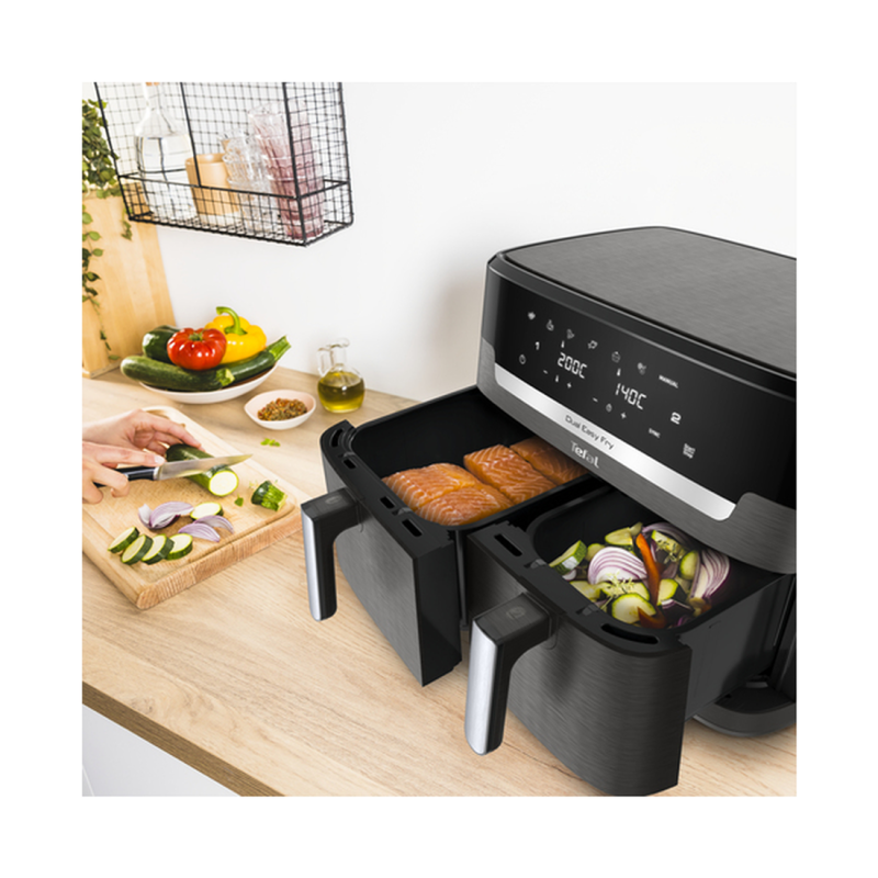 FRITEUSE DUAL EASY FRY XXL 11L EY942HE0 TEFAL thumbnail 4