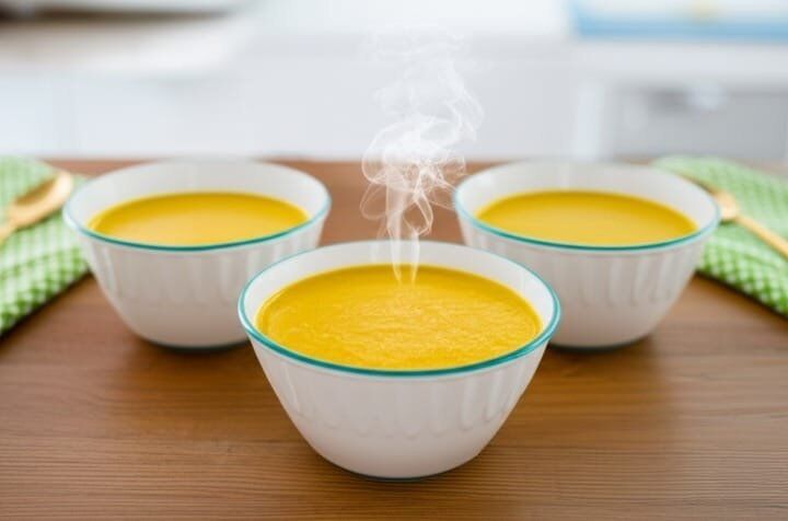 Bol À Soupe En Céramique Blanche Avec Bord Vert – 13 × 8 Cm thumbnail 3