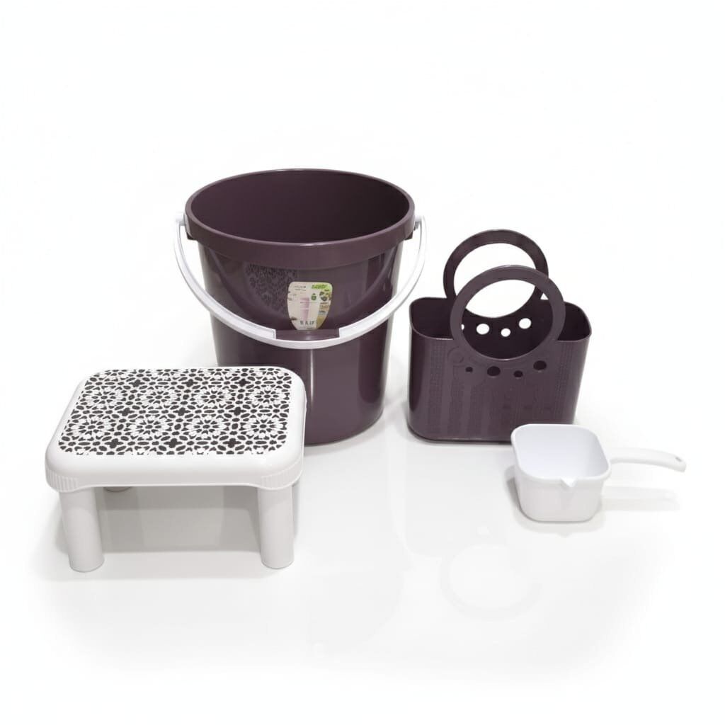 Tabouret Hamam avec pieds amovibles -Tabouret blanc avec motif 20/ 31-(motifs aléatoires) thumbnail 3