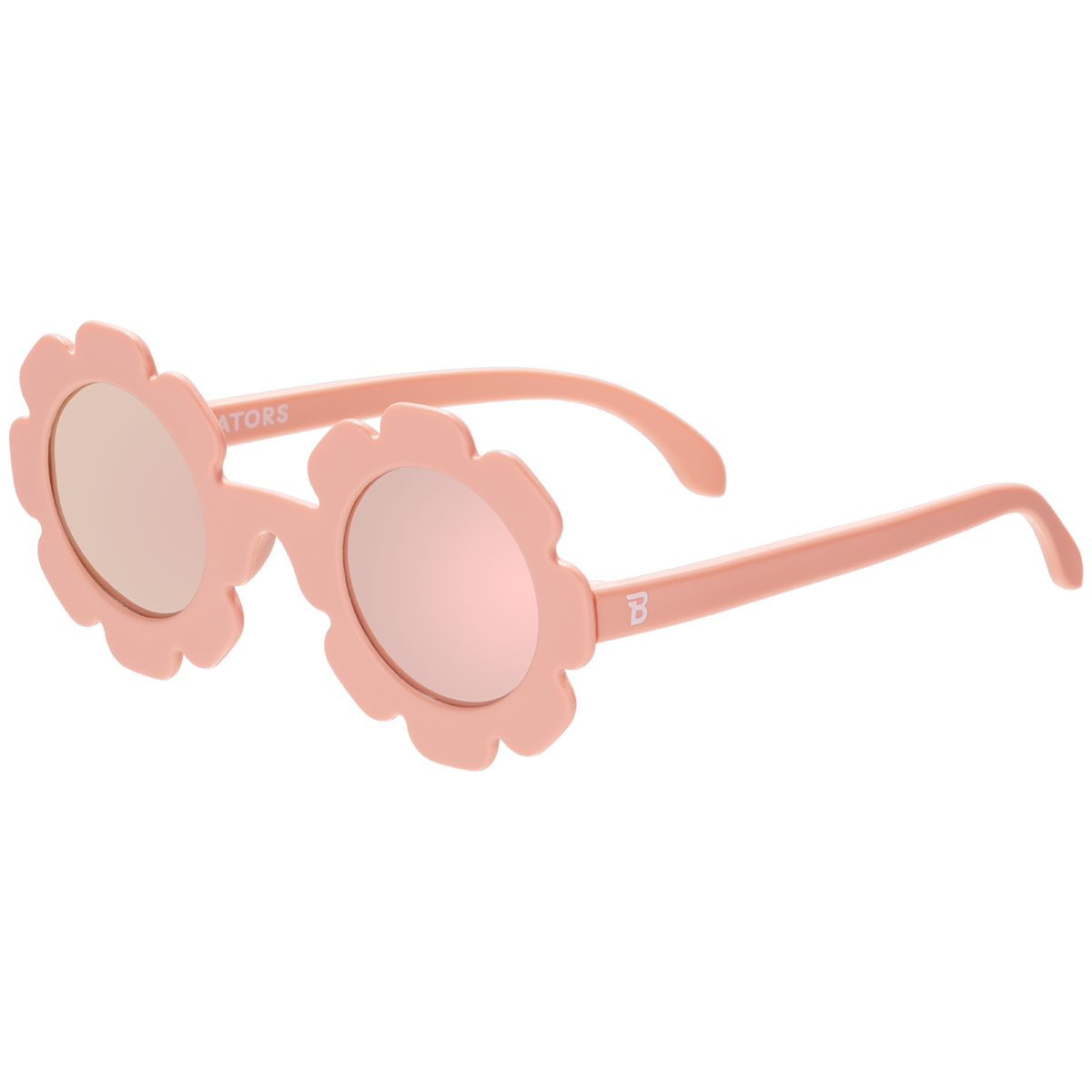 Polarized Flower: Peachy Keen | Rose Gold Mirrored Lens