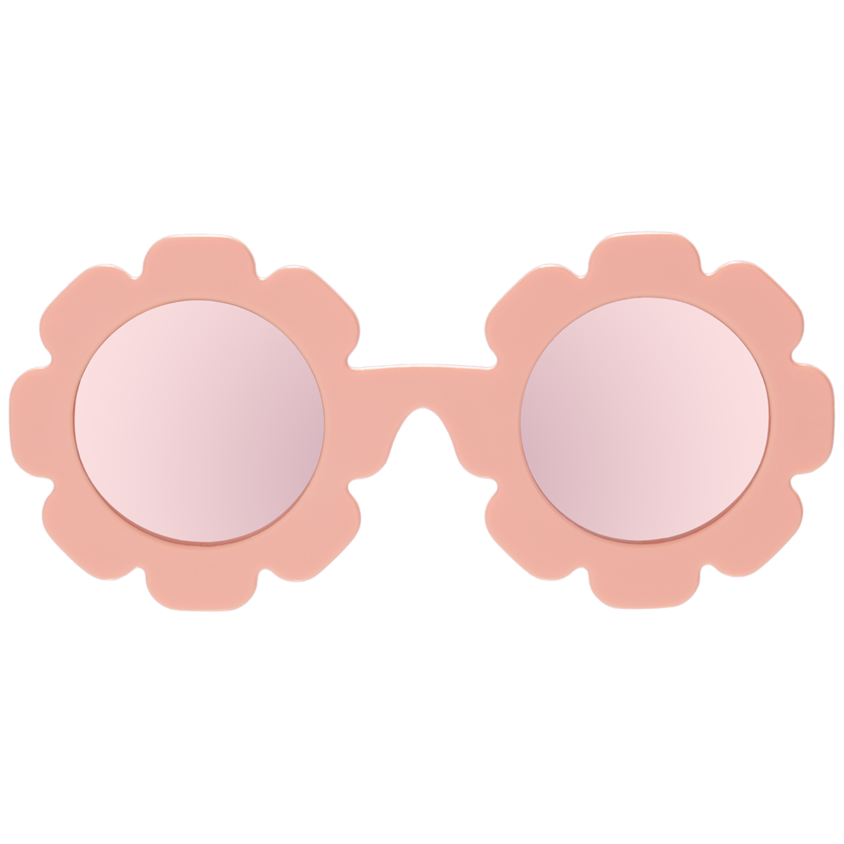 Polarized Flower: Peachy Keen | Rose Gold Mirrored Lens