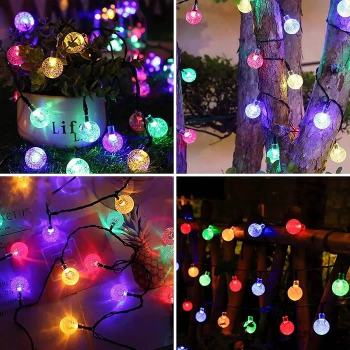 Guirlande Lumineuse Étanche à LED avec Port USB
