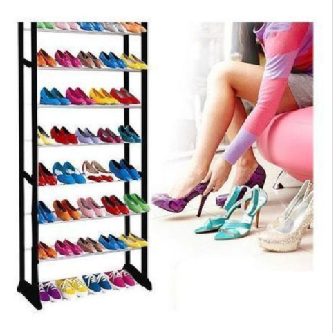 Étagère de Rangement à 10 Niveaux pour Chaussures thumbnail 2