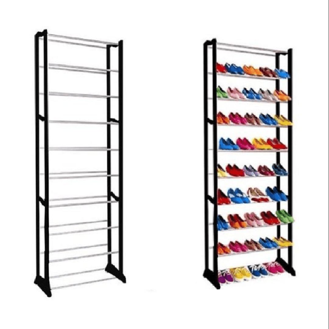 Étagère de Rangement à 10 Niveaux pour Chaussures thumbnail 3