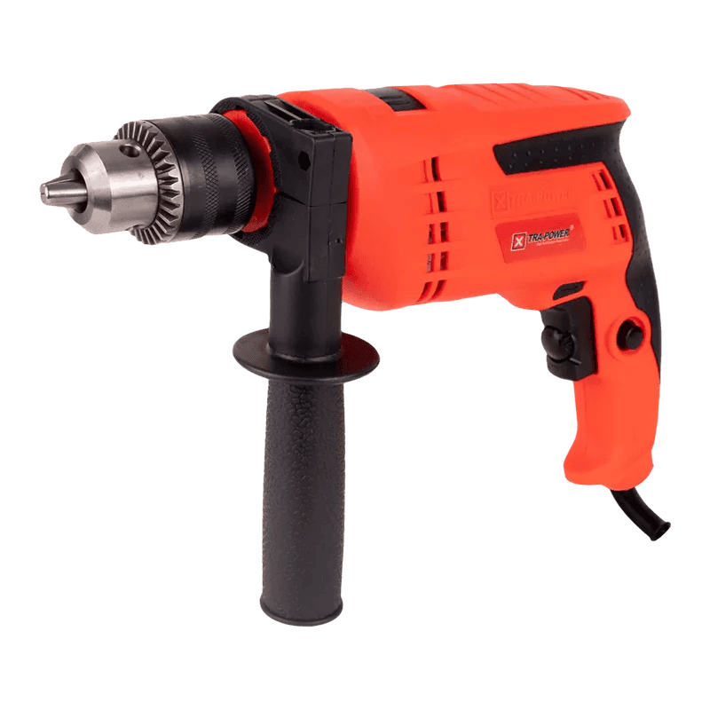Perceuse Électrique 500W à Percussion – Vitesse Réglable, Mandrin 13 mm pour Bois, Métal et Béton