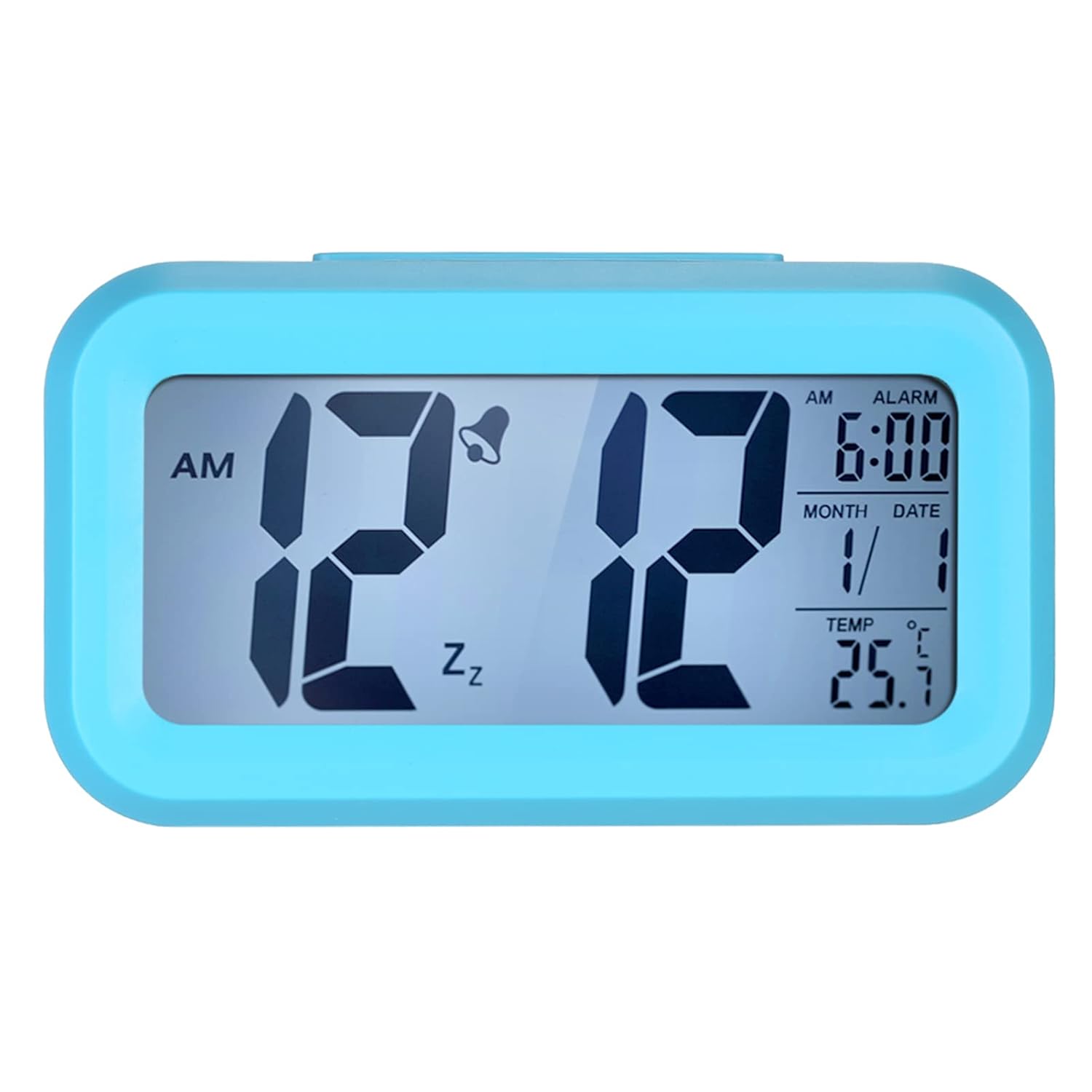 Réveil LED Numérique avec Snooze, Heure, Date et Température thumbnail 4