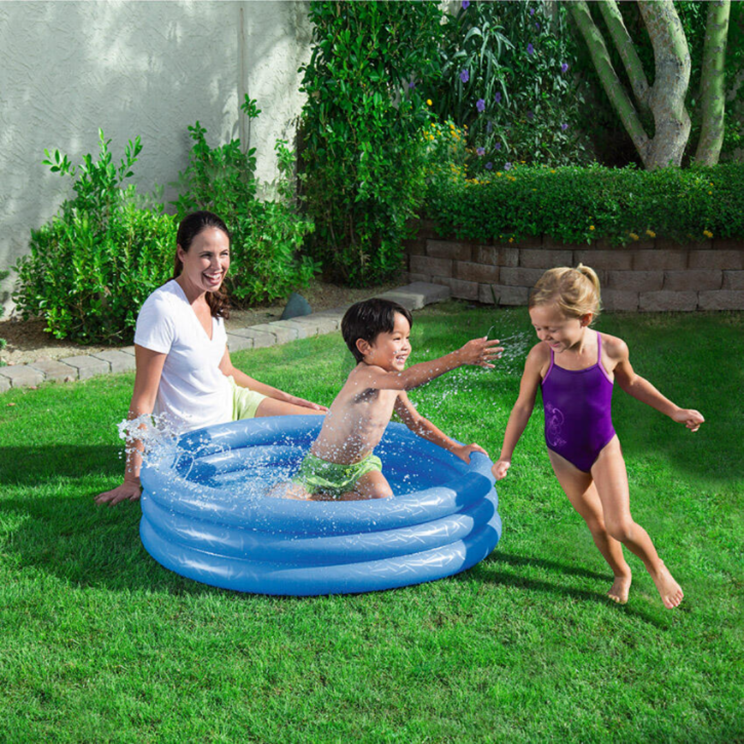 Piscine enfant compacte et facile à gonfler -122×25 cm (colleur aléatoire)