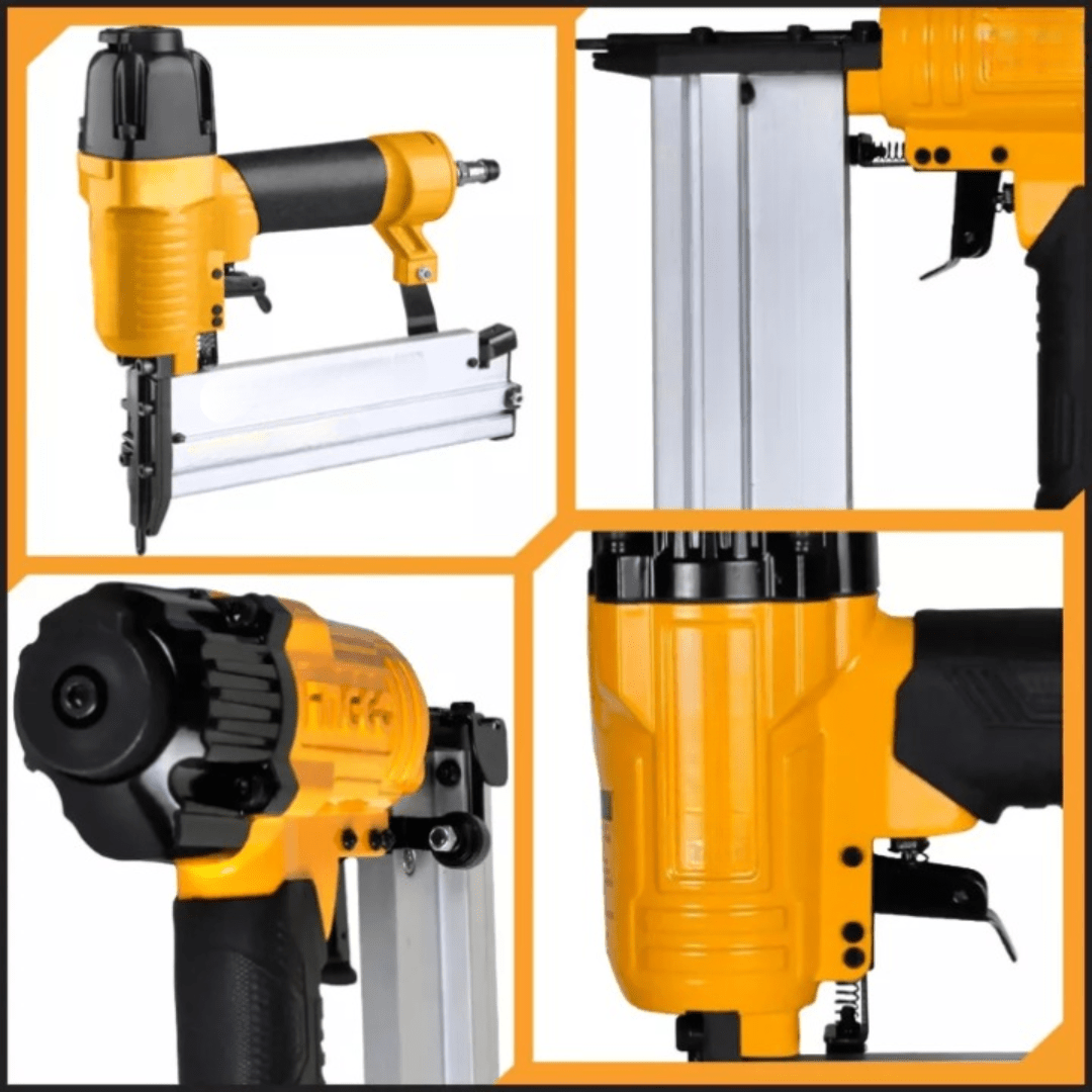 Cloueur pneumatique haute pression pour travaux de fixation rapides et précis thumbnail 3