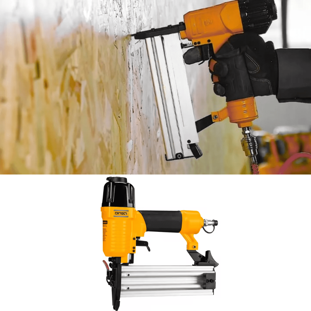 Cloueur pneumatique haute pression pour travaux de fixation rapides et précis thumbnail 4