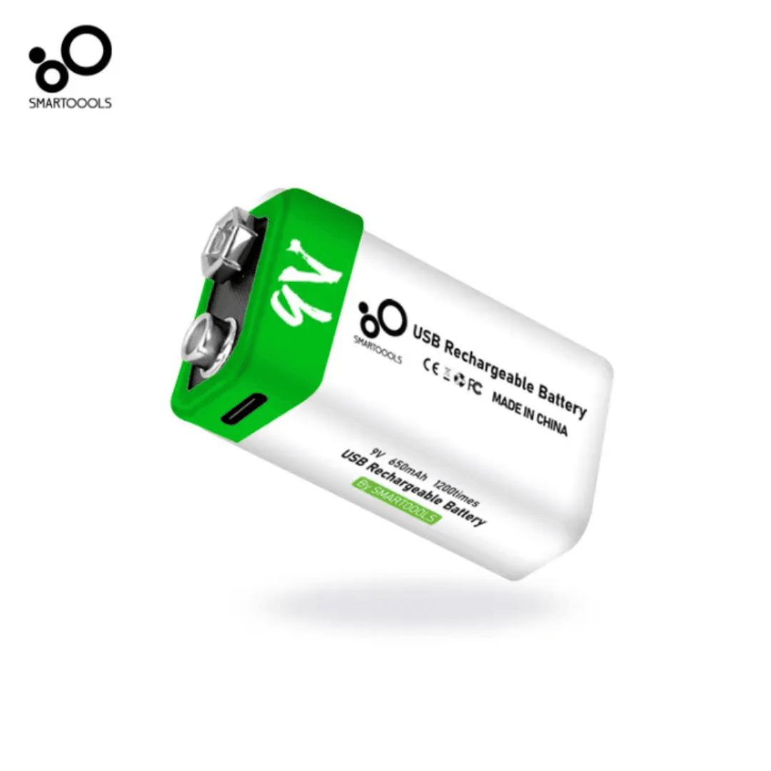 Piles lithium rechargeables 9V 650mAh Ni-Mh, rechargeables via port Type-C : performance et durabilité