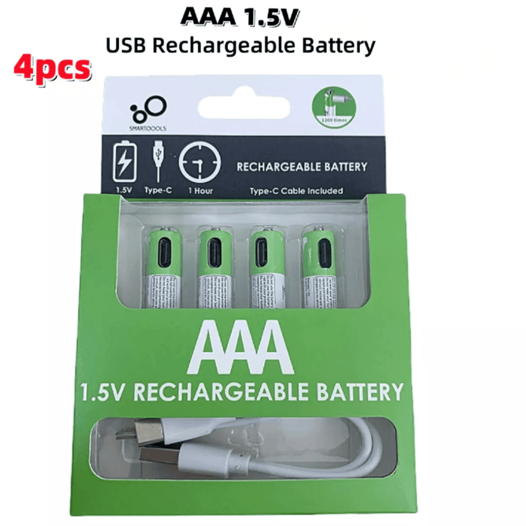 Batterie Lithium-ion AAA Rechargeable 1.5V – Longue Durée pour Vos Appareils thumbnail 3