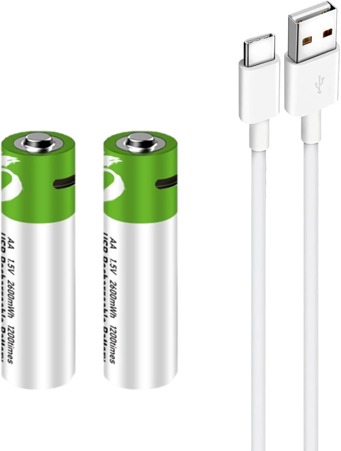 Batterie AA 1,5 pouces 2600mWh pour appareil USB avec prise USB thumbnail 4