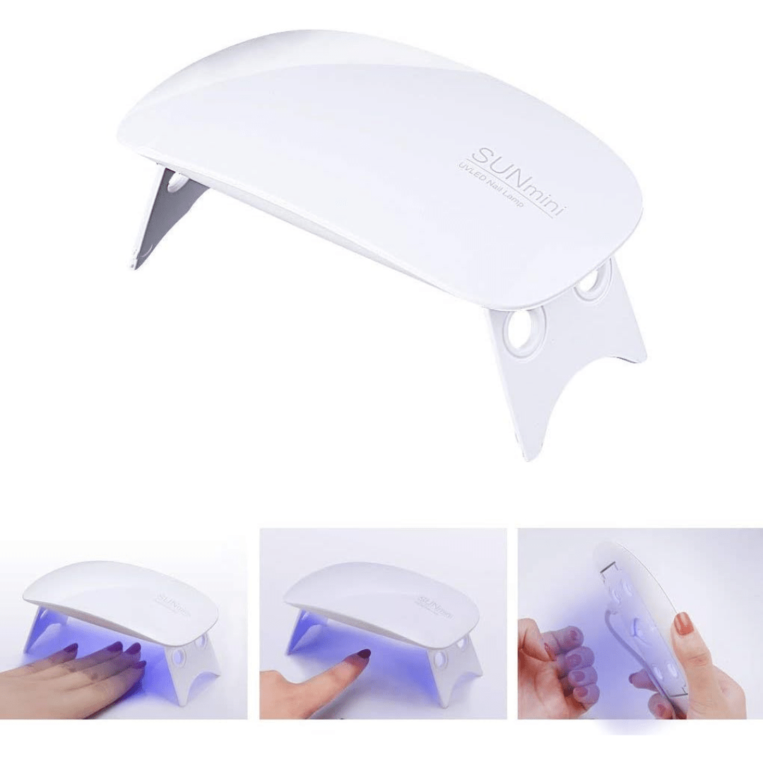 Mini lampe UV LED pour vernis Gel, design souris avec câble USB