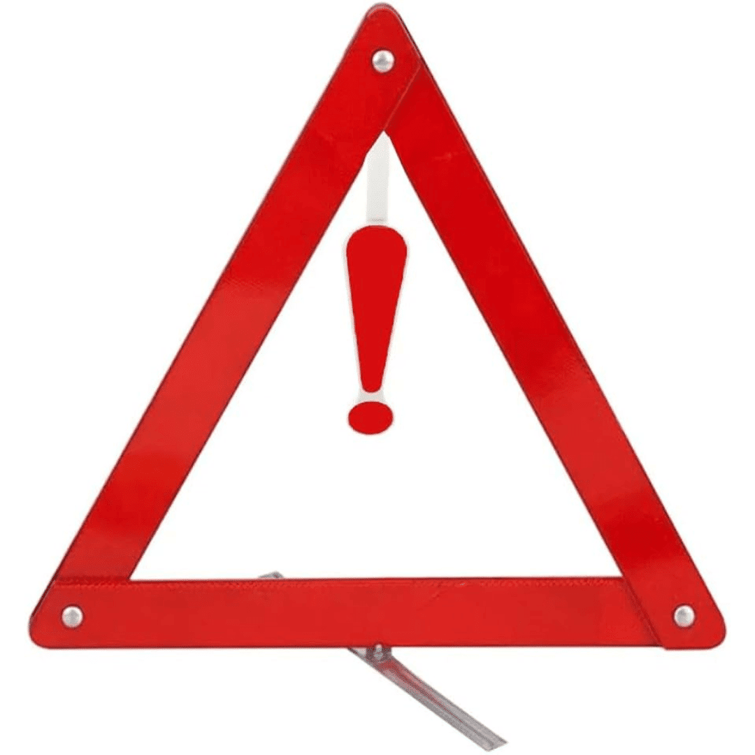 Kit de Sécurité 3 en 1 : Triangle, Gilet Réfléchissant et Extincteur avec Housse.