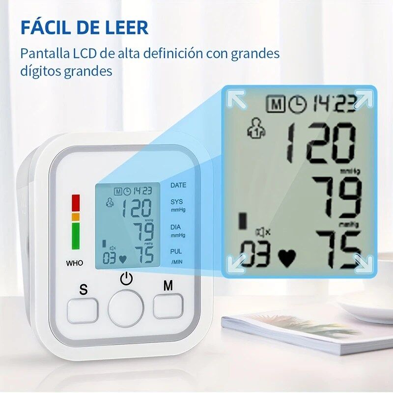 Tensiomètre automatique de bras avec câble USB et affichage LED thumbnail 2