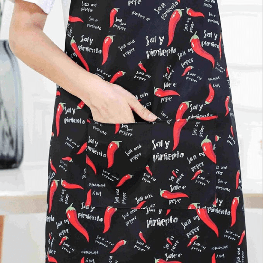 Tablier avec Poche Unisexe pour les Passionnés de Cuisine thumbnail 3