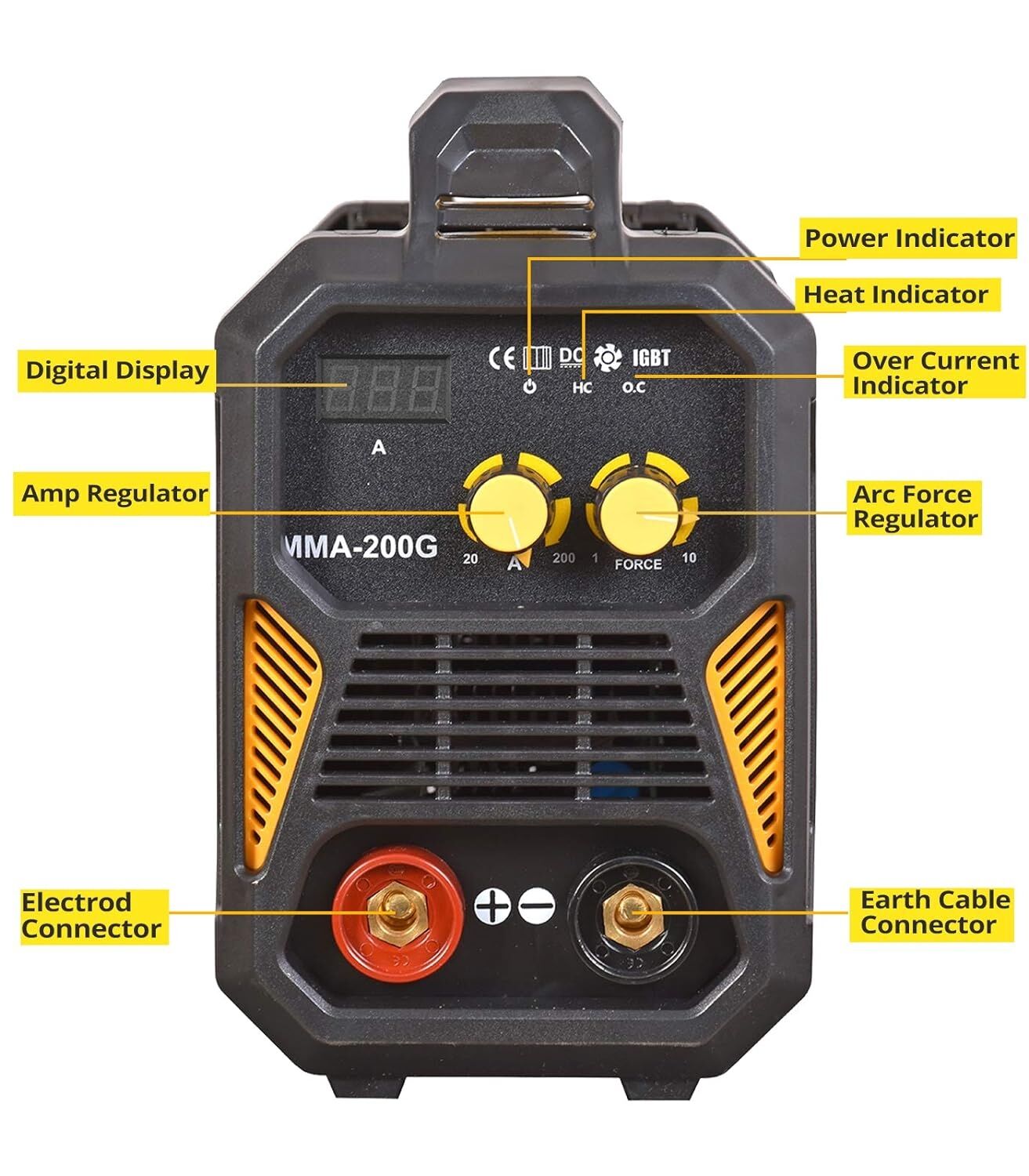 Poste à souder Inverter compact avec démarrage rapide et fonction anti-adhérence. thumbnail 2
