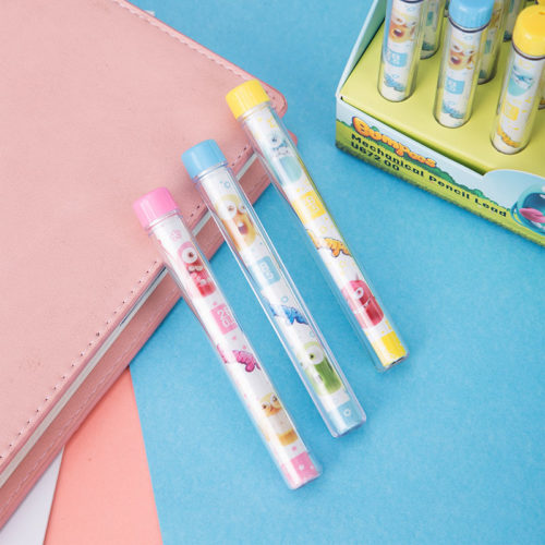 Recharge fine 0,5 mm HB pour crayon mécanique – Unité individuelle ( Couleurs Aléatoire )