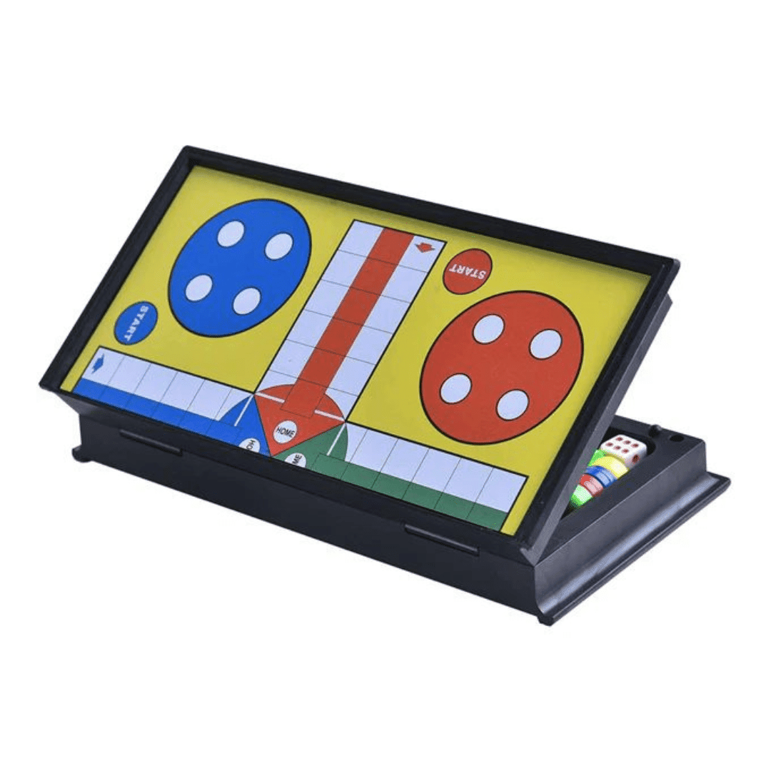 Jeu de Ludo Magnétique 33×33 cm – Idéal pour des Instants Ludiques en Famille thumbnail 3