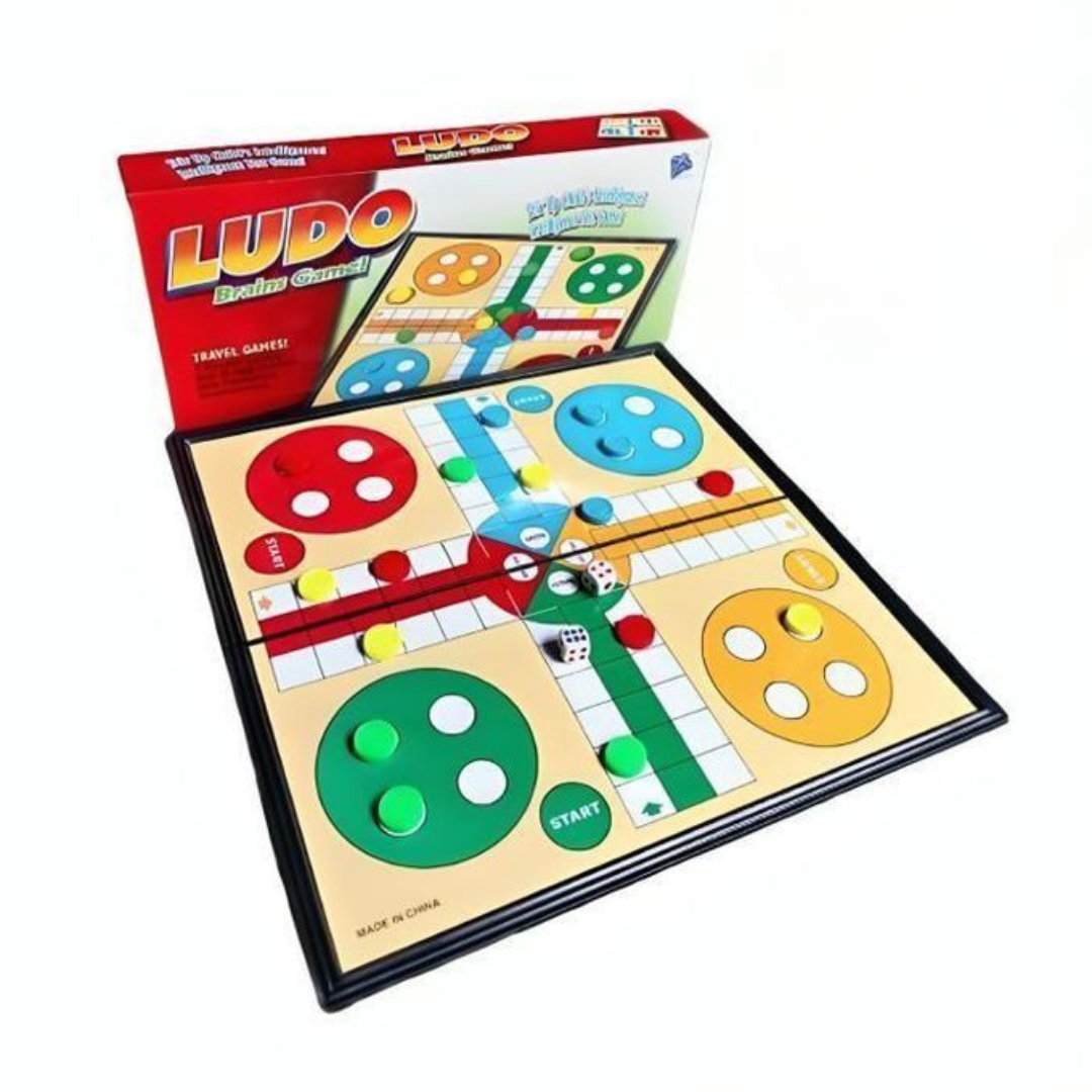 Jeu de Ludo Magnétique 33×33 cm – Idéal pour des Instants Ludiques en Famille thumbnail 4