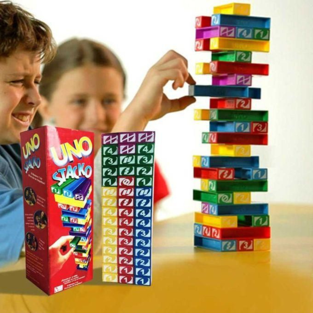 Blocs de construction empilables – Jouet éducatif pour stimuler la créativité des enfants.