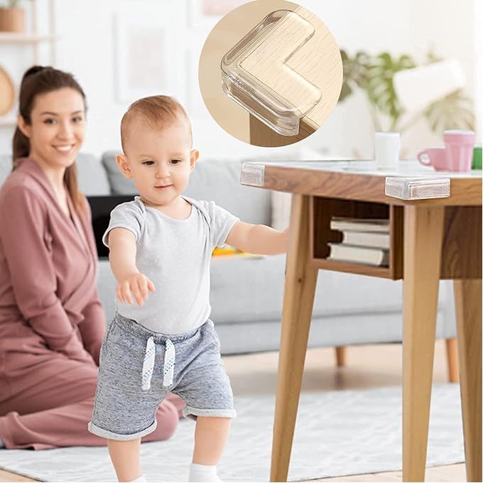 Ensemble de 4 Protections Coins de Table pour enfants et bébés thumbnail 1
