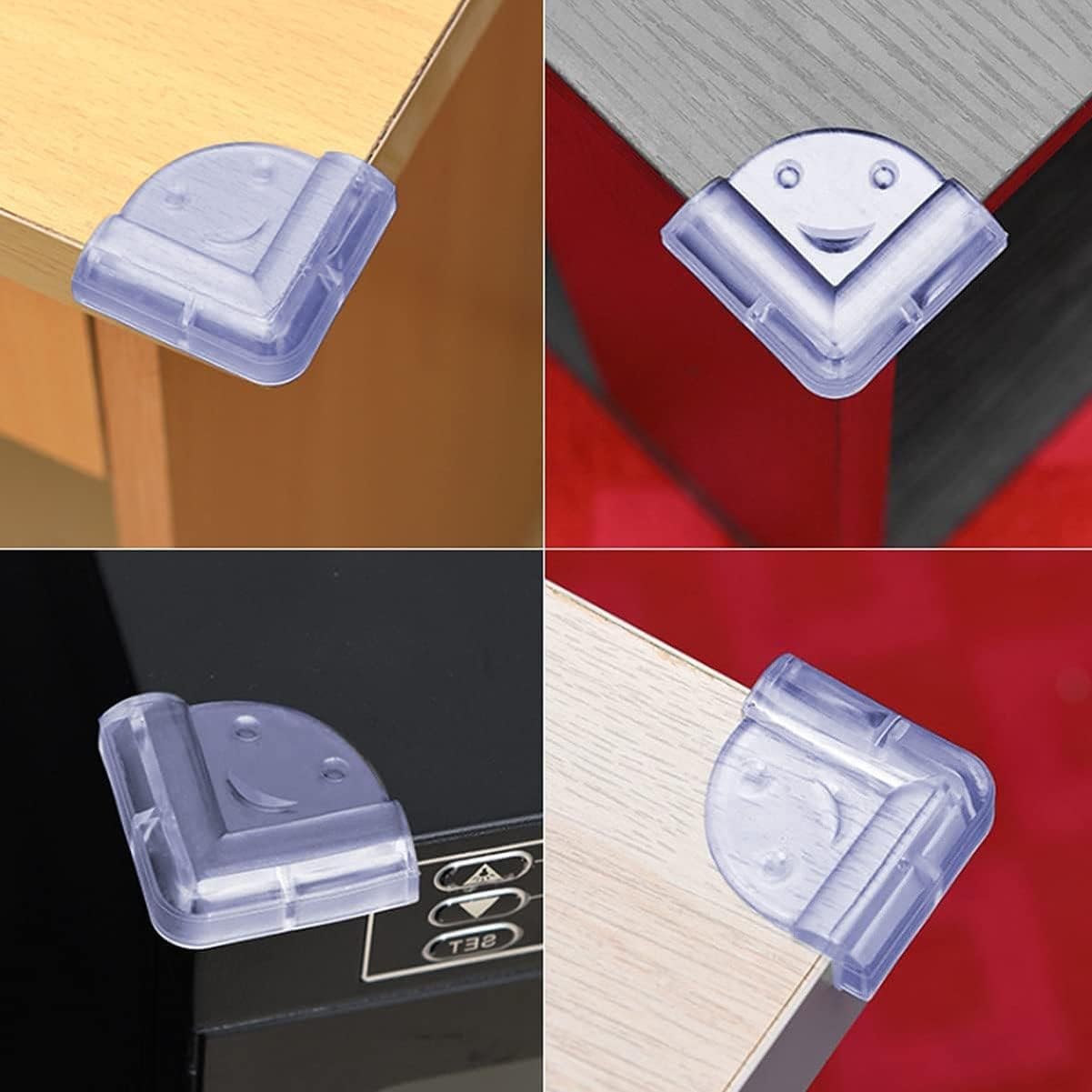 Ensemble de 4 Protections Coins de Table pour enfants et bébés thumbnail 2