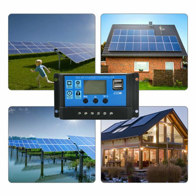 Contrôleur d'Énergie Solaire Pwm automatique 20A