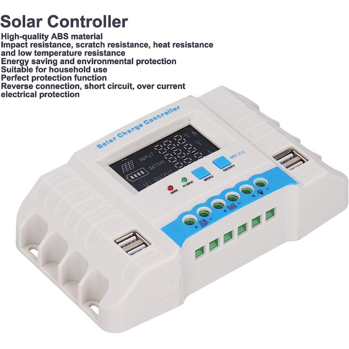 Contrôleur de Charge Solaire10A + Coque Abs thumbnail 4