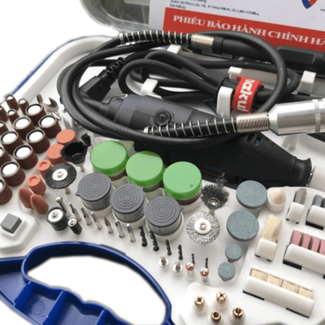 Perceuse rotative multifonction 350W + boîte d’accessoires thumbnail 3