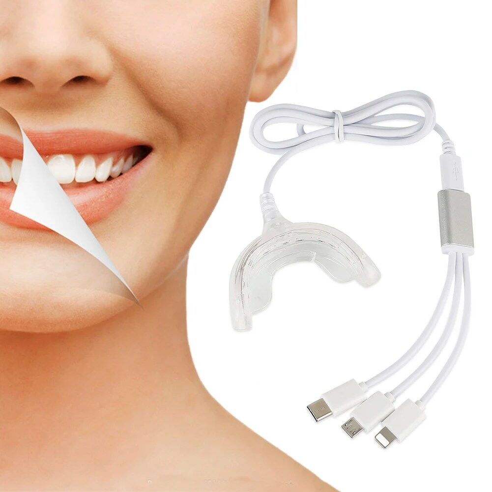 Sourire éclatant en déplacement Blanchiment dentaire LED portable