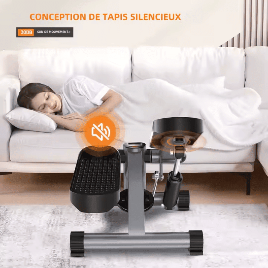 Mini Stepper De Fitness Avec Bandes De Résistance thumbnail 4
