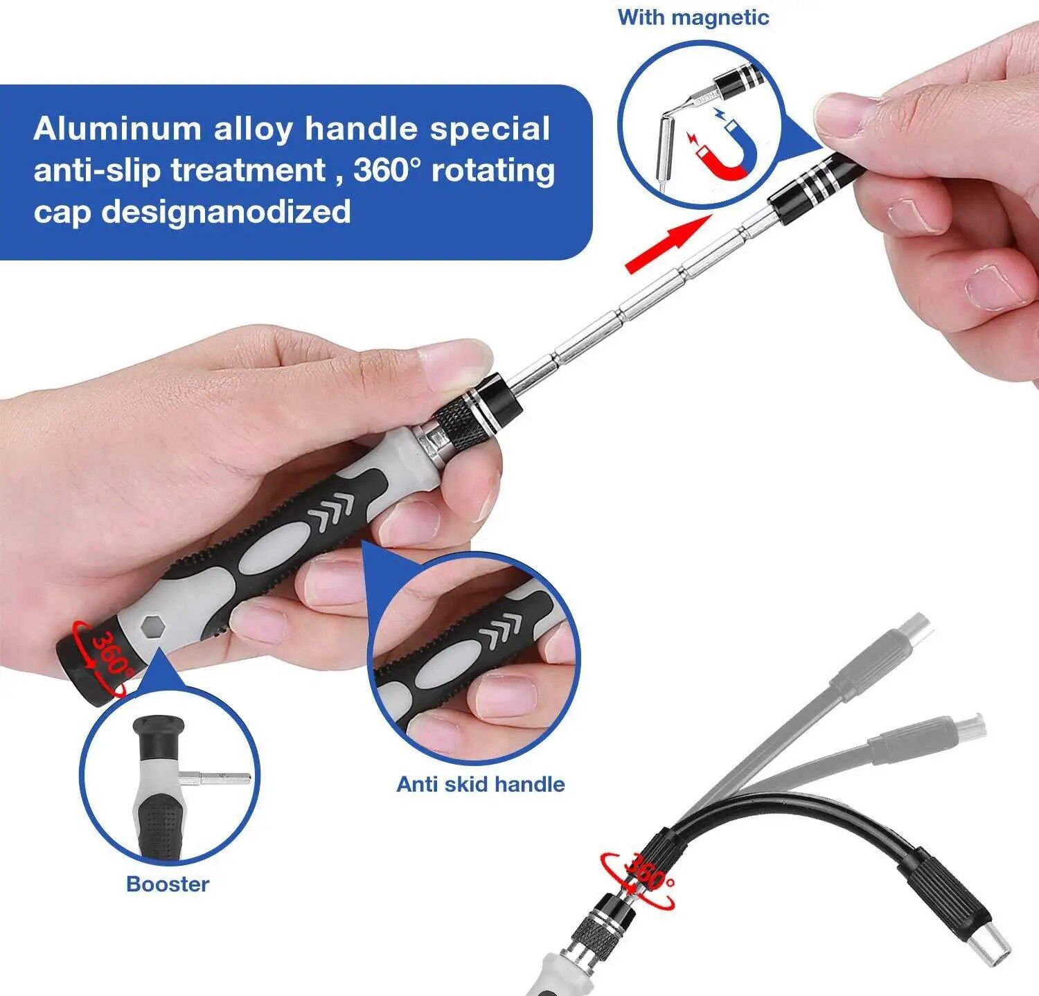 Kit d’outils de réparation pour téléphones portables thumbnail 4