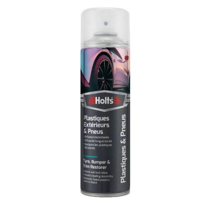 Redonnez vie à vos Extérieurs avec notre Rénovateur Plastiques & Pneus 500 ml