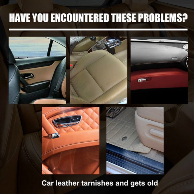 Gel de Soin du Cuir pour Siège de Voiture ou Canapé 475 ML