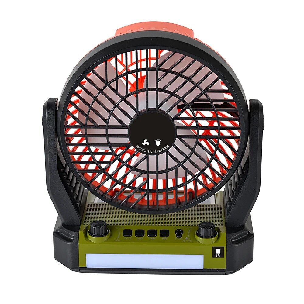 Ventilateur de bureau avec radio et connectivité USB