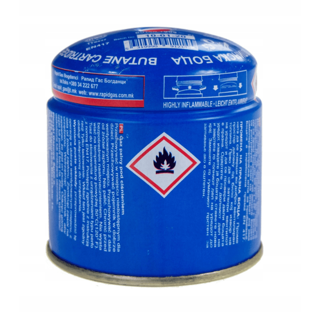 Cartouche de gaz butane pour usage domestique