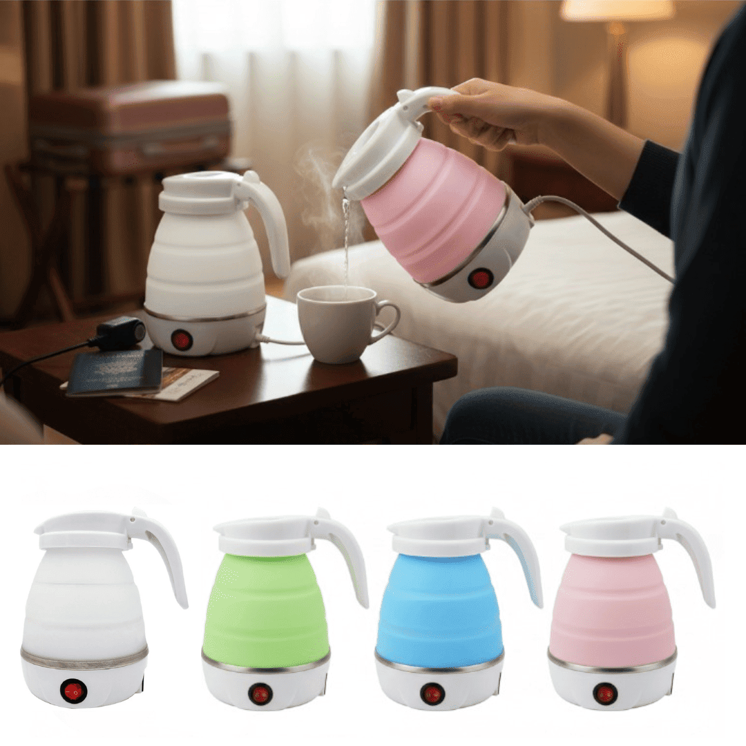 Mini bouilloire électrique pliable pour voyage (colleur aléatoire) thumbnail 1
