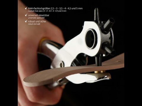 Pince Perforatrice Polyvalente pour Ceintures en Cuir