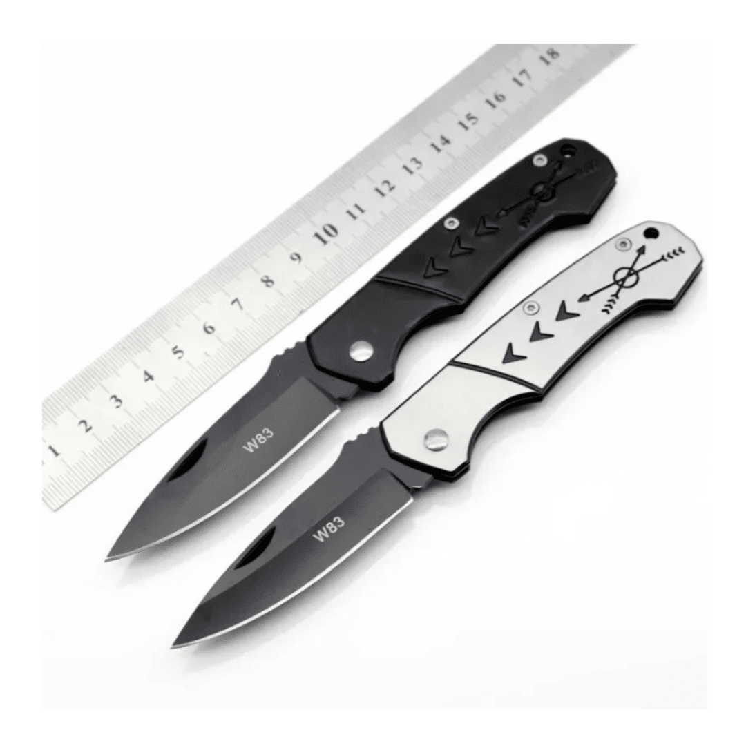 1 pièce : Couteau portable pliable , de voyage pour extérieur, mini couteau en acier pour fruits thumbnail 1