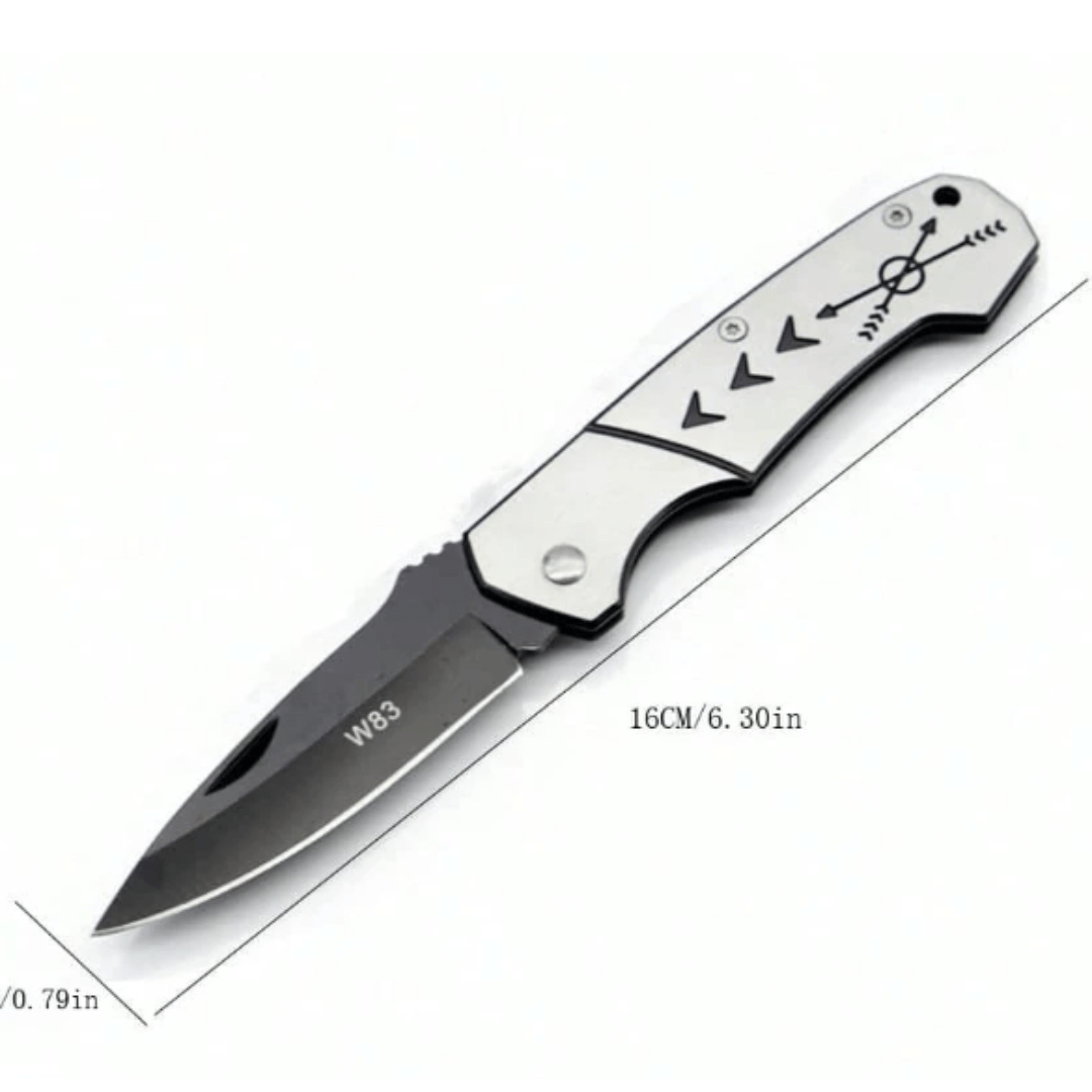 1 pièce : Couteau portable pliable , de voyage pour extérieur, mini couteau en acier pour fruits thumbnail 3