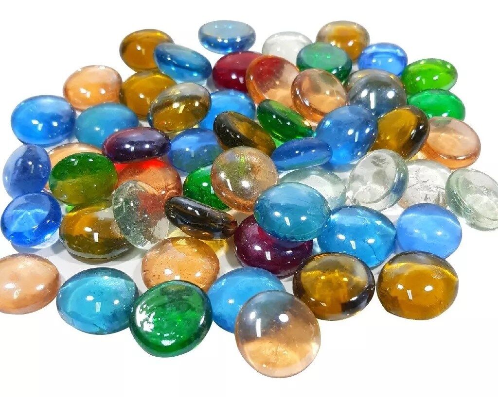 Éclat Coloré Billes en Verre Massif pour une Décoration Vibrante thumbnail 3