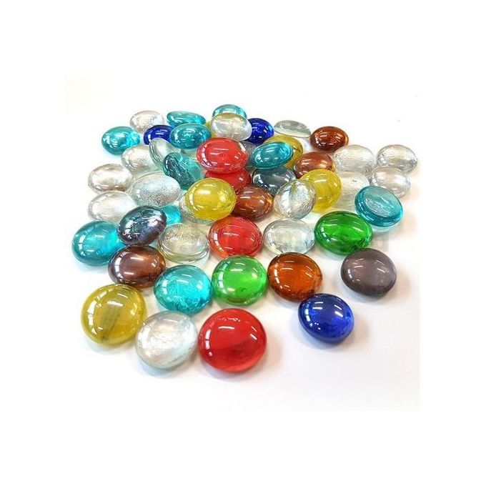 Éclat Coloré Billes en Verre Massif pour une Décoration Vibrante thumbnail 4
