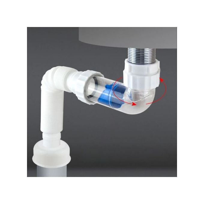 Kit De Vidange Lavabo Tout-en-un – Installation Facile Et Étanchéité Optimale thumbnail 4