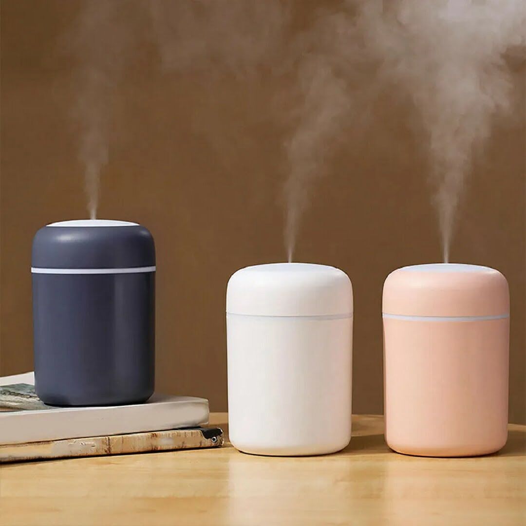 Mini Humidificateur À Ultrasons 300 Ml Pour Voiture Et Maison ( Couleur Aléatoire)
