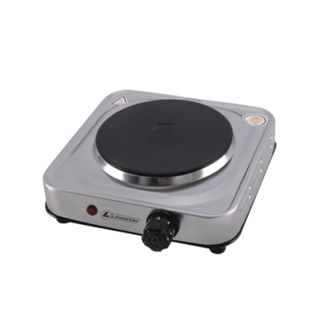 Réchaud Électrique Inox à un Feu, Puissance 1000W