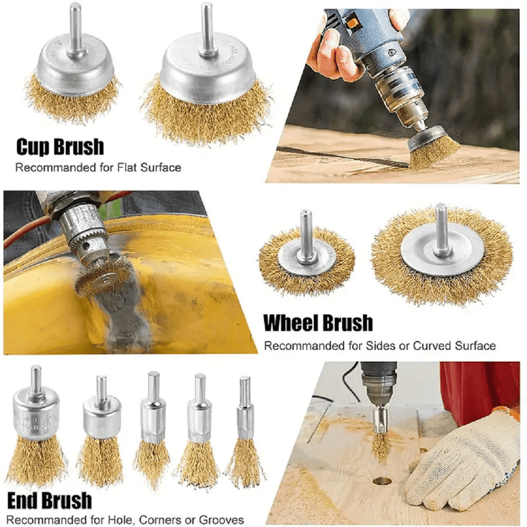 5 Brosses métalliques Ronde thumbnail 3